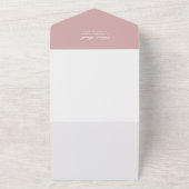 Gedrukte overlay Weddenschap in één uitnodiging (Buitenkant)