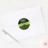 GEDRUKTE RIBBON Zebra Sweet 16 Sticker (Envelop)