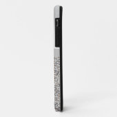Gedrukte Silver Sequins, Bow & Diamond Case-Mate iPhone Case (Achterkant/links)