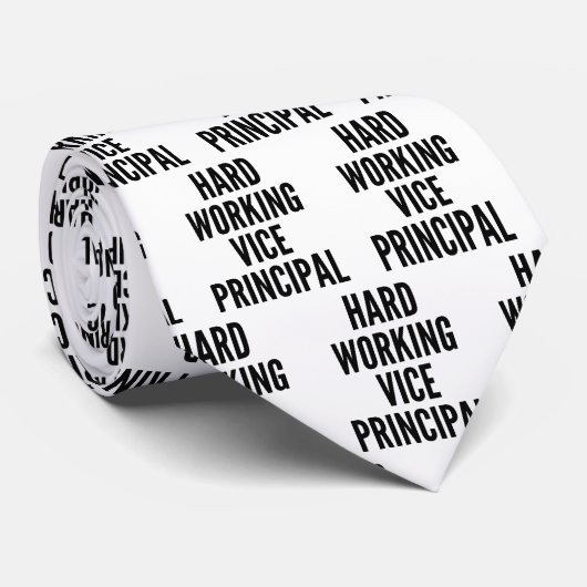 Gedrukte vice-directeur Stropdas (Opgerold)