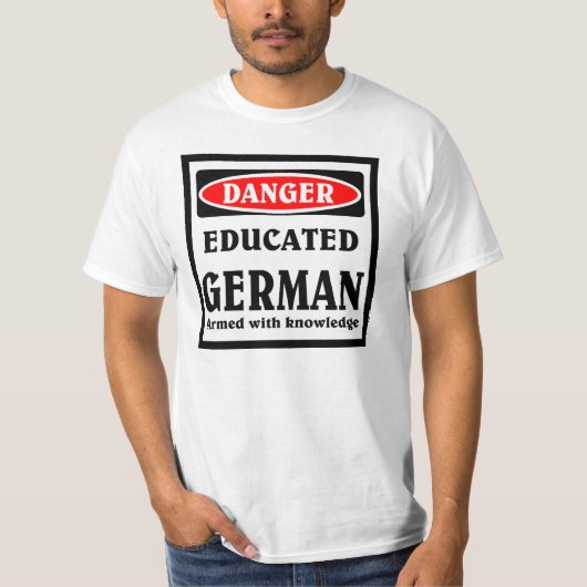 Geducerde Duitser T-shirt (Voorkant)