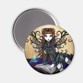 Geduld Gotische Lezing Fairy Magnet Magneet (Voorkant / Achterkant)