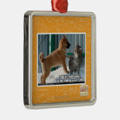 Geduld, Grasshopper. Metalen Ornament (Rechts)