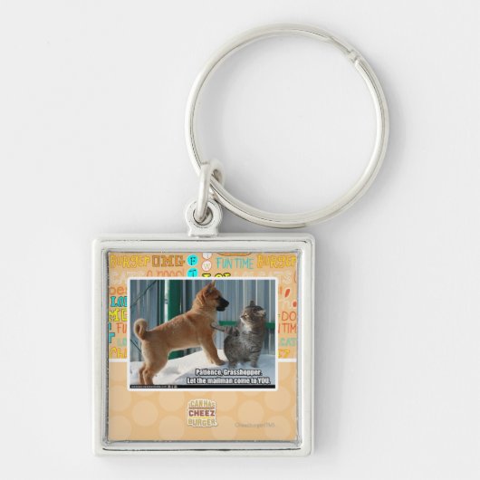 Geduld, Grasshopper. Sleutelhanger (Voorkant)