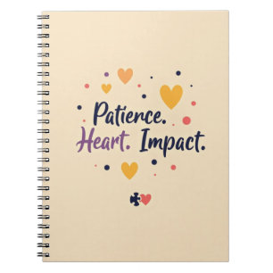Geduld. Hart. Impact. – SPED Lerareneditie Notitieboek