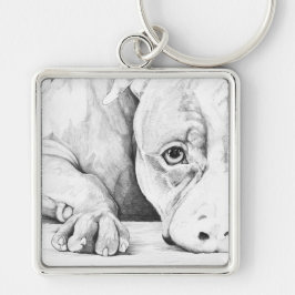 geduldig wachten sleutelhanger