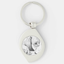 geduldig wachten sleutelhanger