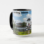 Gedung Sate Bandung Indonesia Erfgoed Mok (Voorkant links)