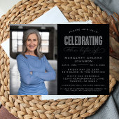 GEDURFD MODERN SCRIPT VIERING VAN HET LEVEN BEGRAF KAART