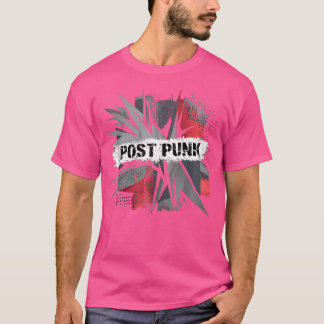  gedurfde Abstracte post-Punk muziek Art Design T-shirt