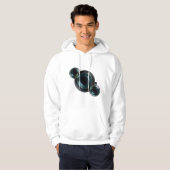 Gedurfde en moderne Abstracte kunst Hoodie (Voorkant volledig)