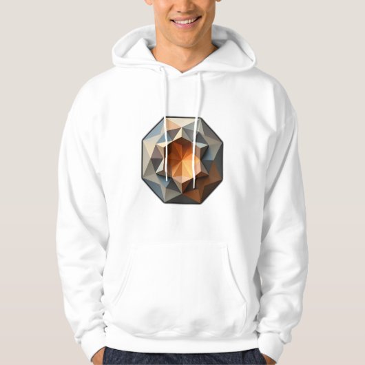 Gedurfde en moderne Abstracte kunst Hoodie (Voorkant)