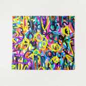 Gedurfde Pop Art Wandkleed (Voorkant (horizontaal))