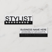 gedurfde STYLIST klantenbinding Klantenkaartje (Voorkant / Achterkant)