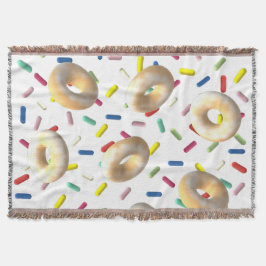 Gedustde Donuts en Sprinkles Deken