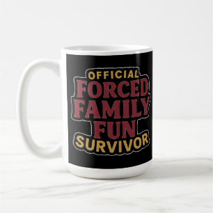 Gedwongen Familie Pret Overlevende Grappige Famili Koffiemok