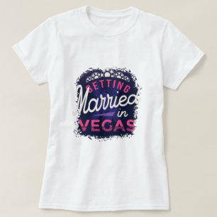 Gedwongen in Vegas Bride T-shirt