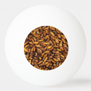 Gedwongen zijderupsen ... Thai Street Food Pingpongballen