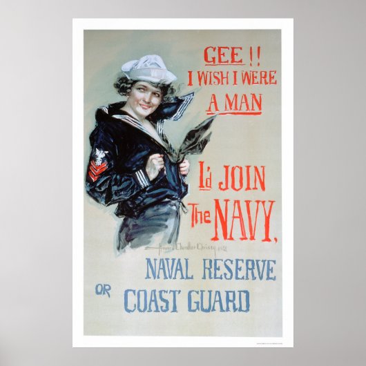 Gee! Ik zou willen dat ik een Man was (US02281) Poster (Voorkant)