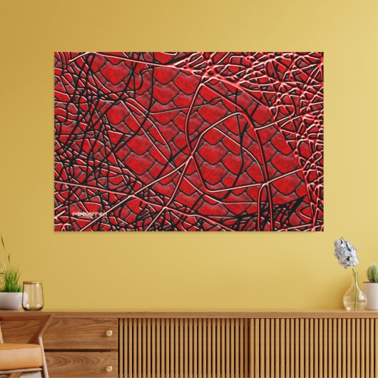 GEE STRINGS Canvas afdrukken (Insitu (Woonkamer))