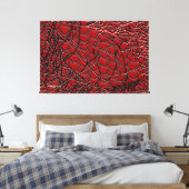 GEE STRINGS Canvas afdrukken (Insitu (Slaapkamer))