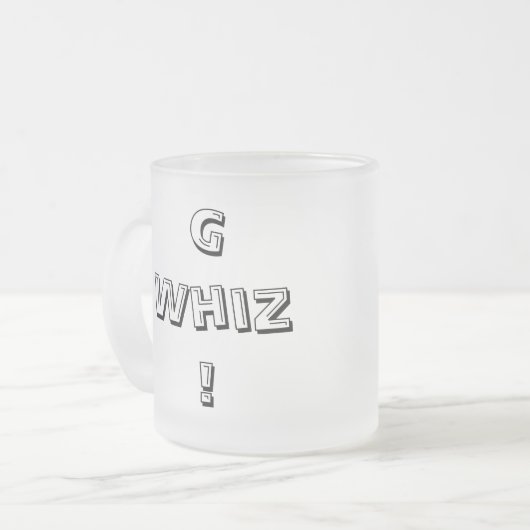Gee Whiz Coffee Mok (Voorkant links)