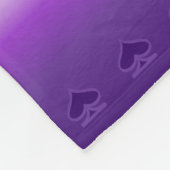 Geebots Aro Ace Gradient Pride Vlag met schoppen Fleece Deken (Hoek)