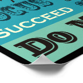 Geef 110% Inspirerend Motivatie Poster (Hoek)