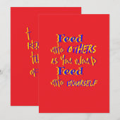 Geef aan Anderen Kaart (Voorkant / Achterkant)