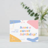 GEEF AAN DIE CAKE BRIEFKAART (Staand voorkant)