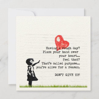 Geef aanmoediging en citaat geestelijke gezondheid kaart