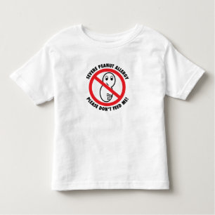 Geef alsjeblieft geen me-pinda Allergy Toddler TSh Kinder Shirts