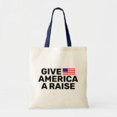 Geef Amerika een Raise™-Canvas tas (Voorkant)