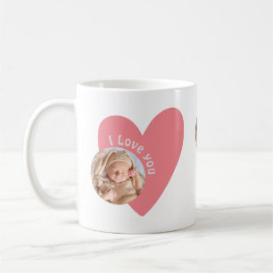 Geef Baby Gift een persoonlijk tintje met 4 foto's Koffiemok