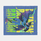 Geef Batman nooit op met grafisch programma Fleece Deken (Voorkant (Horizontaal))