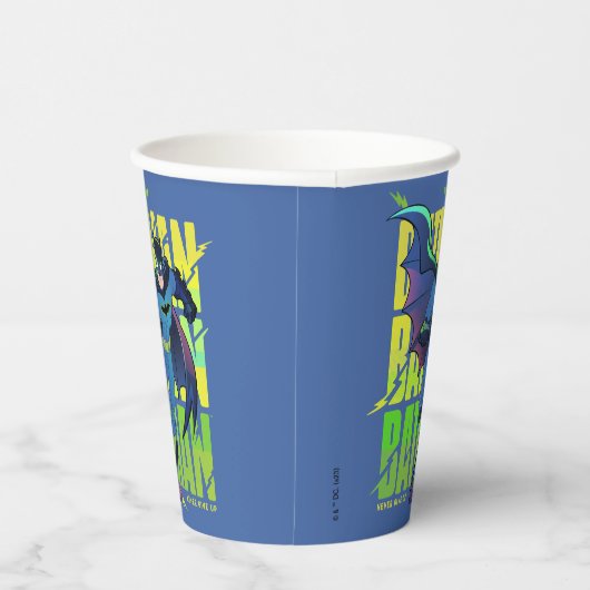 Geef Batman nooit op met grafisch programma Papieren Bekers (Rechts)