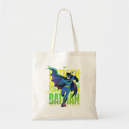 Geef Batman nooit op met grafisch programma Tote Bag (Voorkant)
