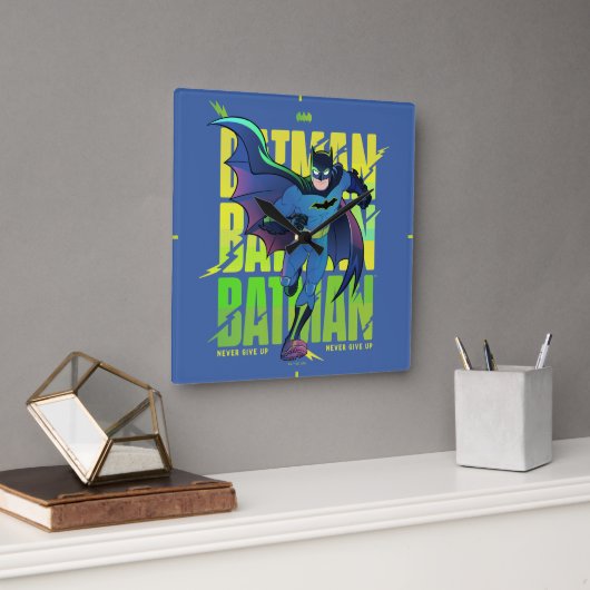Geef Batman nooit op met grafisch programma Vierkante Klok (Kantoor)