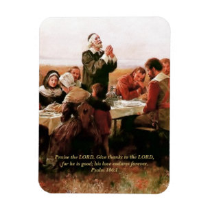 Geef Bedankt aan de Heer. Fine Art Gift Magnet Magneet