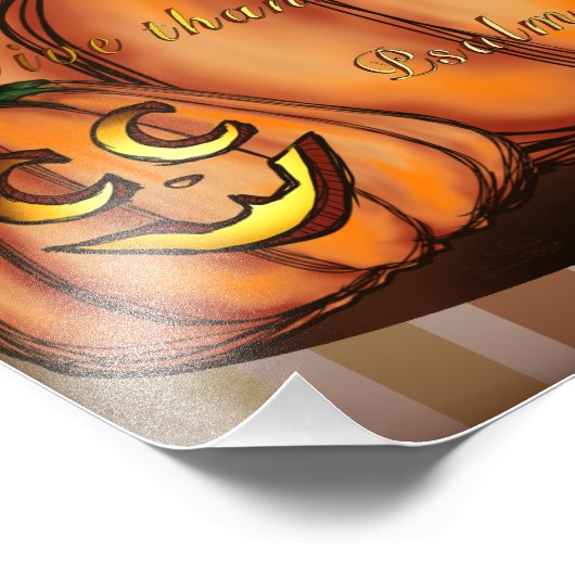 Geef Bedankt aan de Heer Foto Afdruk (Hoek)