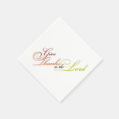 Geef bedankt aan de Heer Servetten (Hoek)