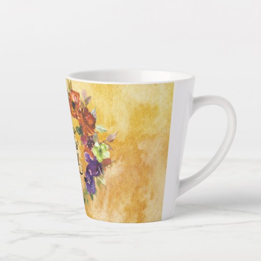 Geef Bedankt aan de Heer, Thanksgiving Latte Mok (Rechts)