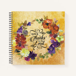 Geef Bedankt aan de Heer, Thanksgiving Notitieboek