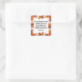 Geef bedankt aan de Heer Vierkante Sticker (Tas)