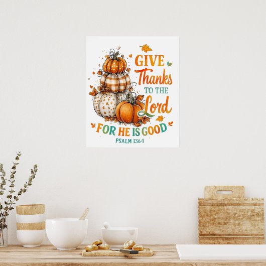 Geef Bedankt aan... Poster (Keuken)