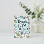 Geef Bedankt - de Kaarten van de Manuscript Visitekaartje (Staand voorkant)