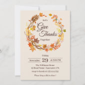 Geef Bedankt de Rustige Thanksgiving van de Blader Kaart (Voorkant)