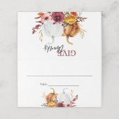 Geef bedankt elegante Thanksgiving Dinner Decor (Buitenkant ongevouwen)