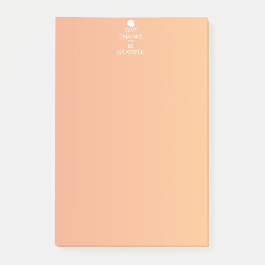 GEEF BEDANKT EN BEN GRATIS POST-IT® NOTES (Voorkant)