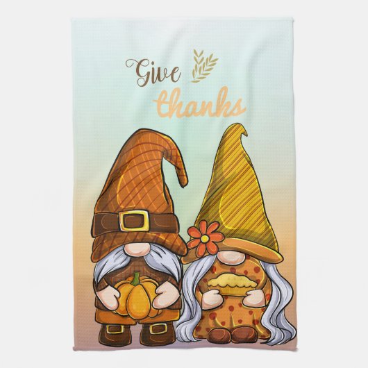 Geef Bedankt Gmomes Theedoek (Verticaal)